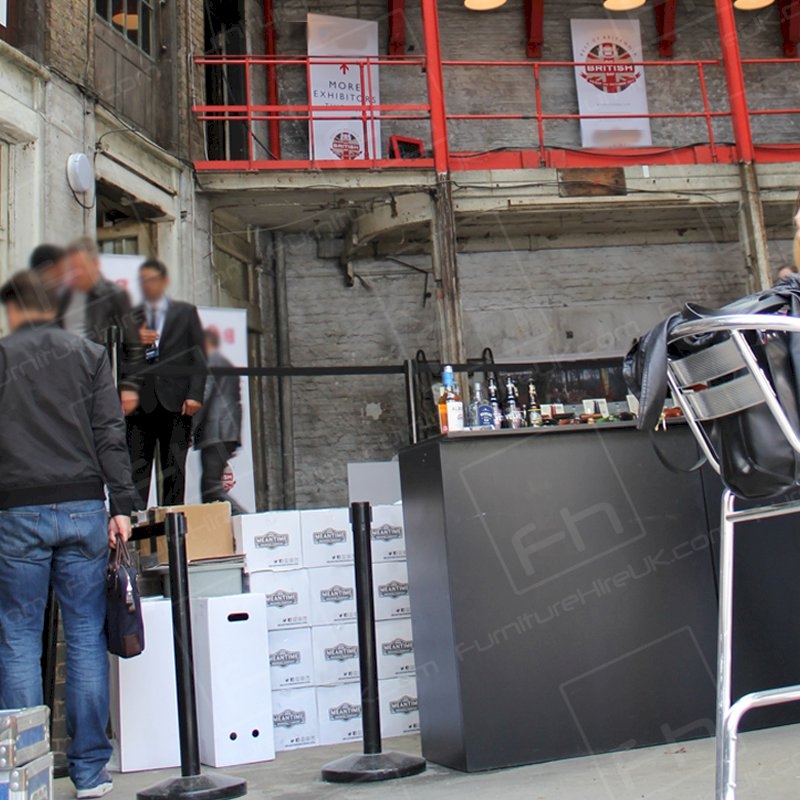 Black Stretch Barrier - Black Webbing