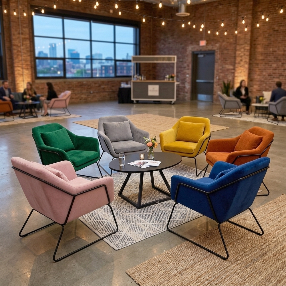 Compton Armchair - Blue Velvet (available from 26th July)