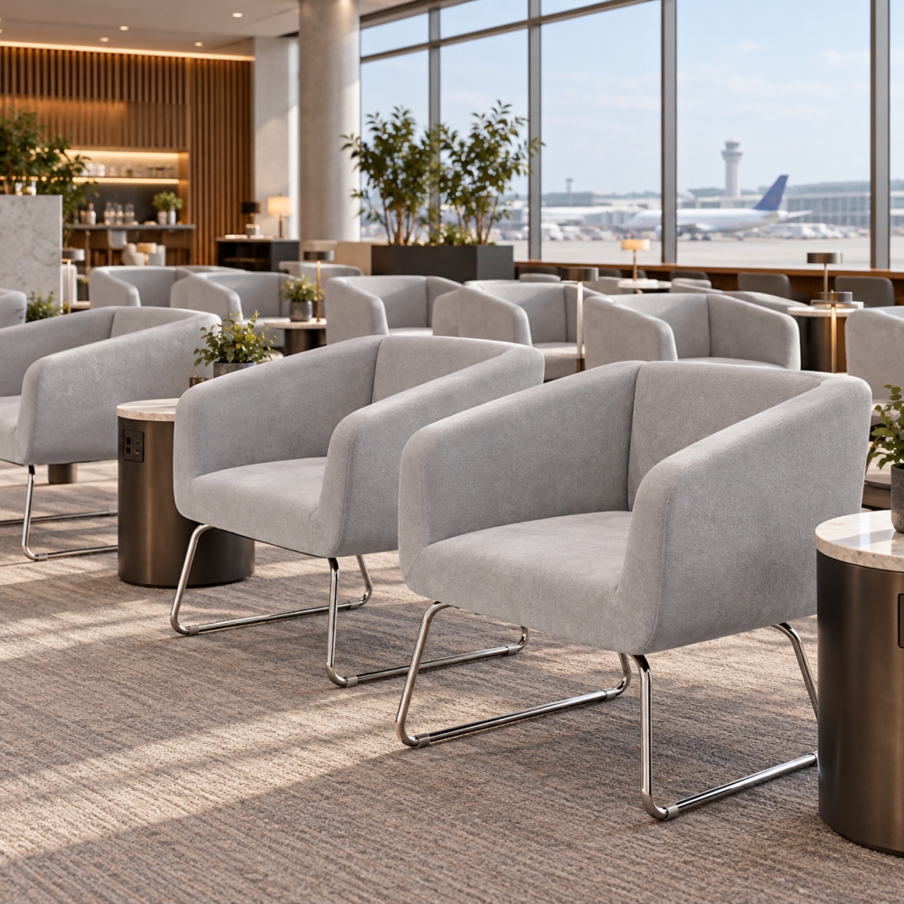 Light Grey Troy Chair