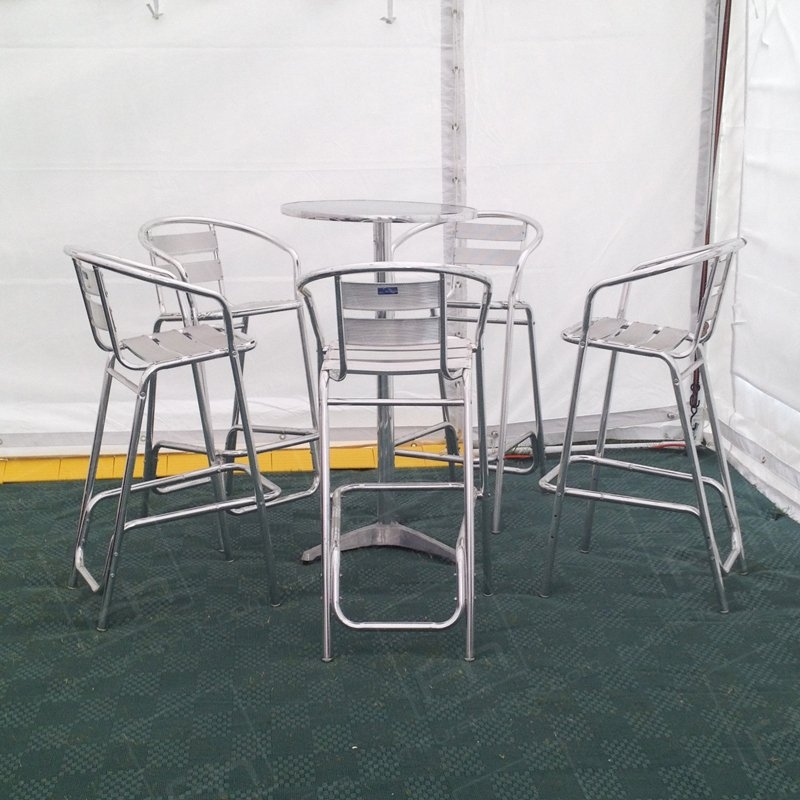 Stacking Aluminium Bar Stool