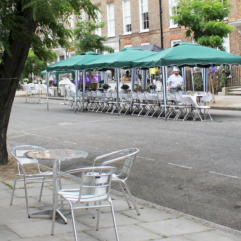 Chrome Bistro Chair