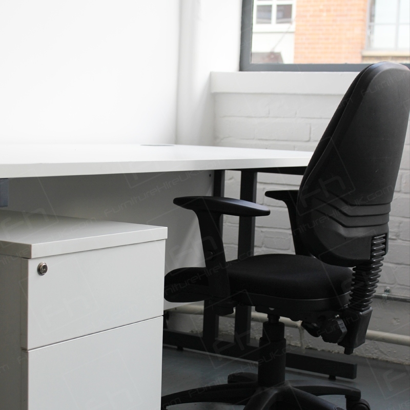 3 Drawer Metal Pedestal