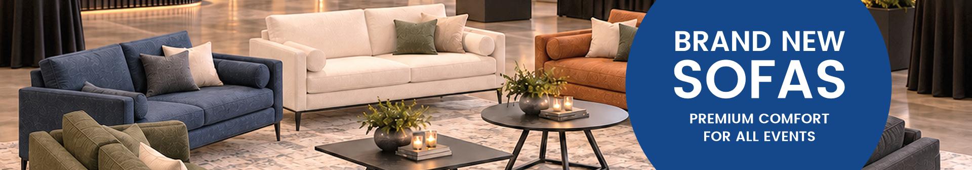 New Sandhurst Sofa Hire