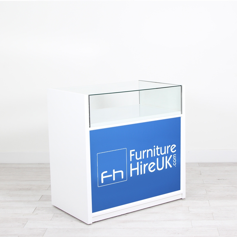 Glass Display Counter (Type A) with Graphics