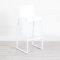 Kansas Linking Stool - White