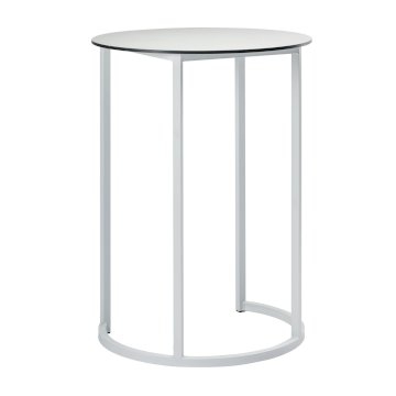 Nevada Curved Box Frame Table - White Nevada Curved Box Frame Table - White