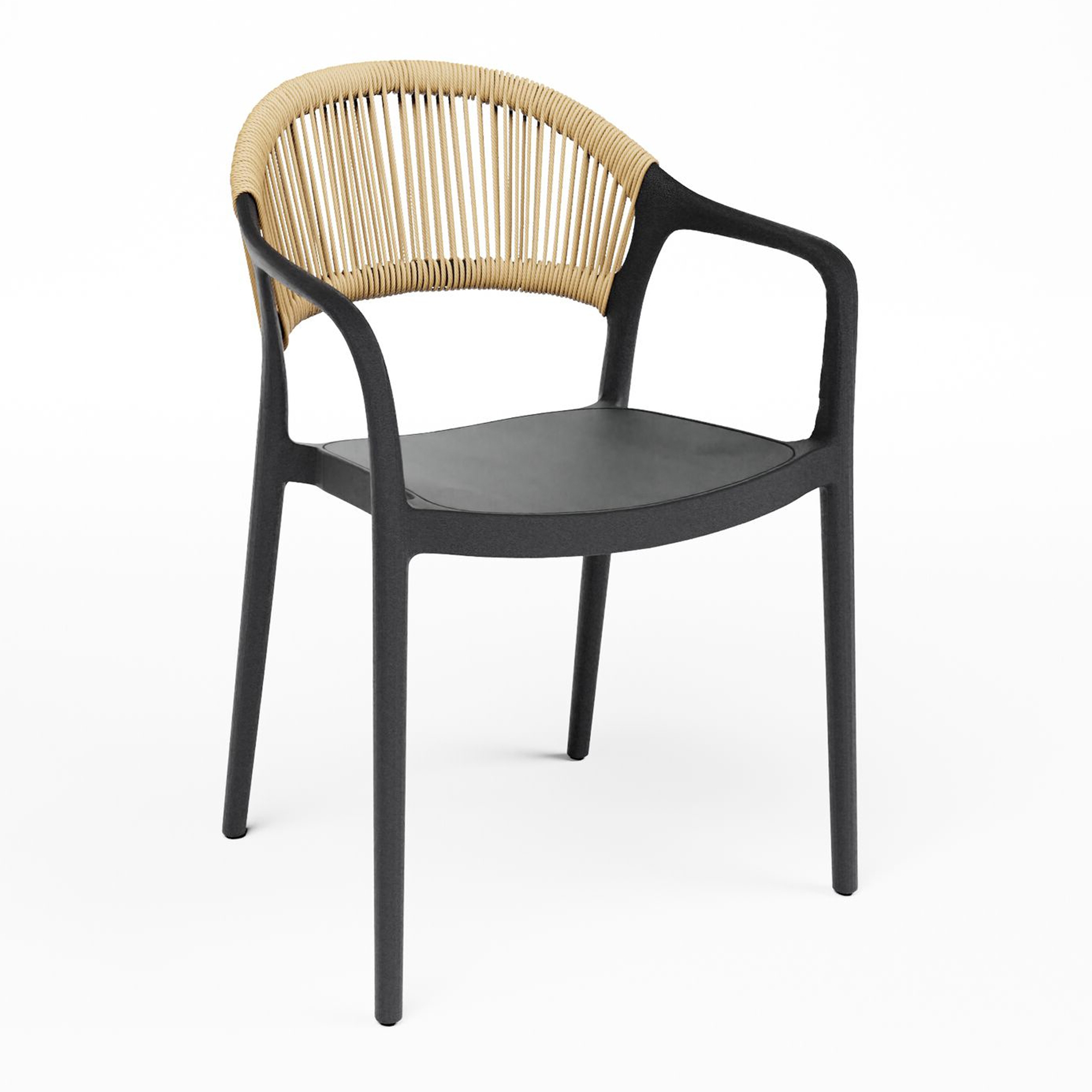 Black Loop Stacking Chair Black Loop Stacking Chair
