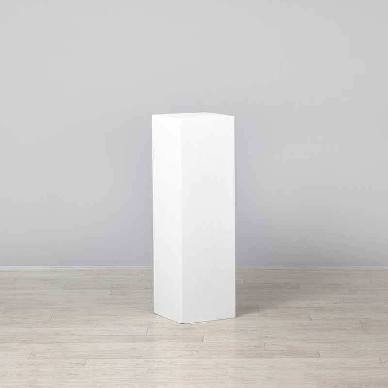 Plinth Hire 400x400x1000h - White