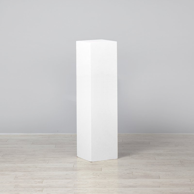 Plinth Hire 400x400x1200h - White