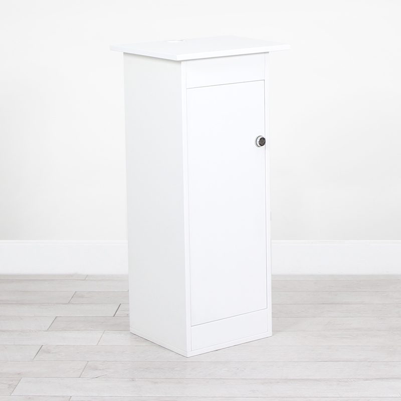 Laptop Plinth Hire 350x350x1000h - White