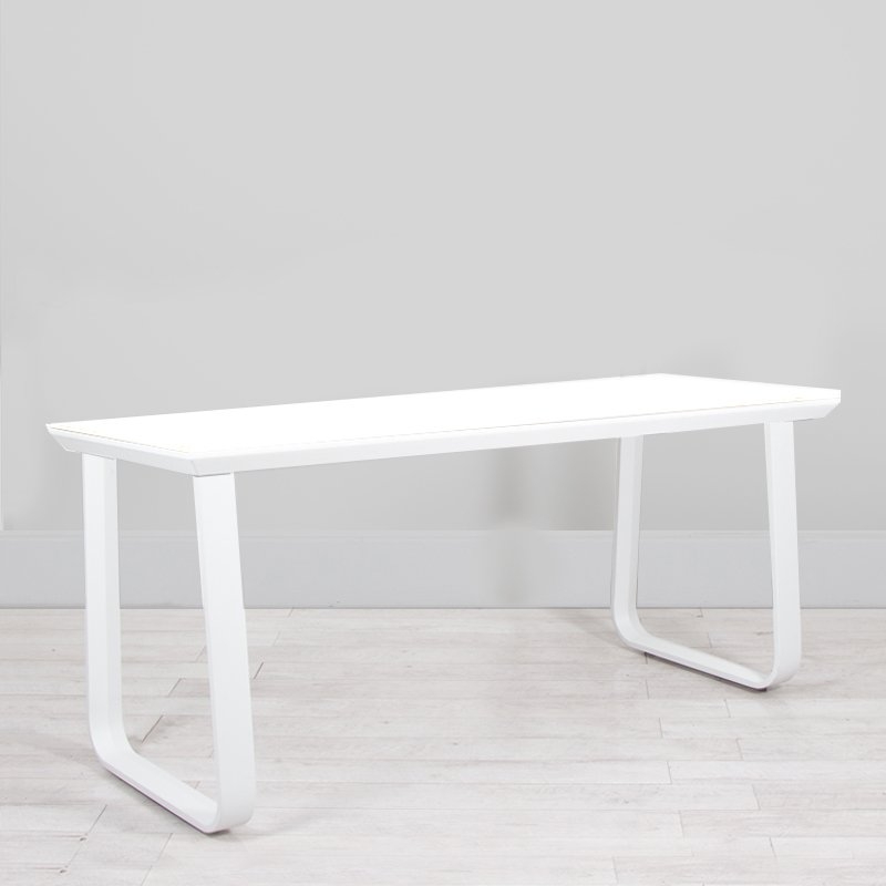 Utah Double Bistro Table - White Base White Top