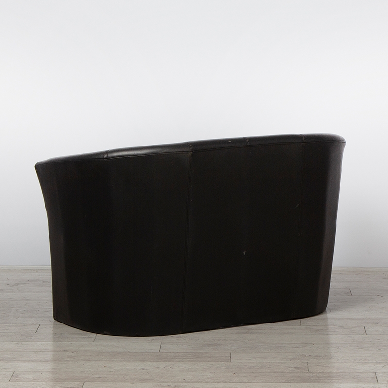 2 Seater Leather Tub Chair