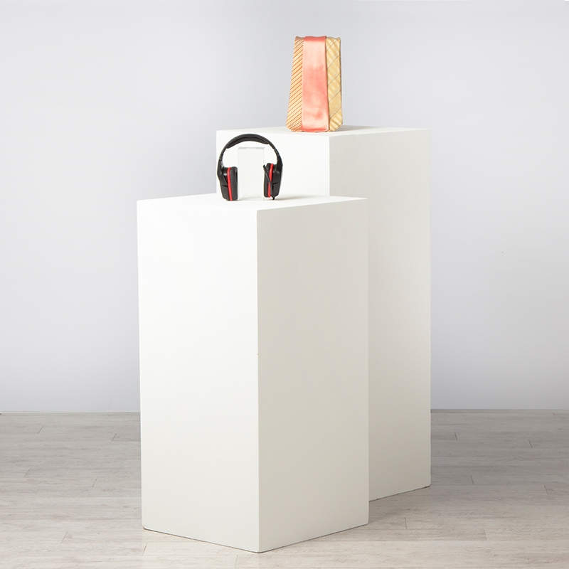 Plinth Hire 400x400x1000h - White