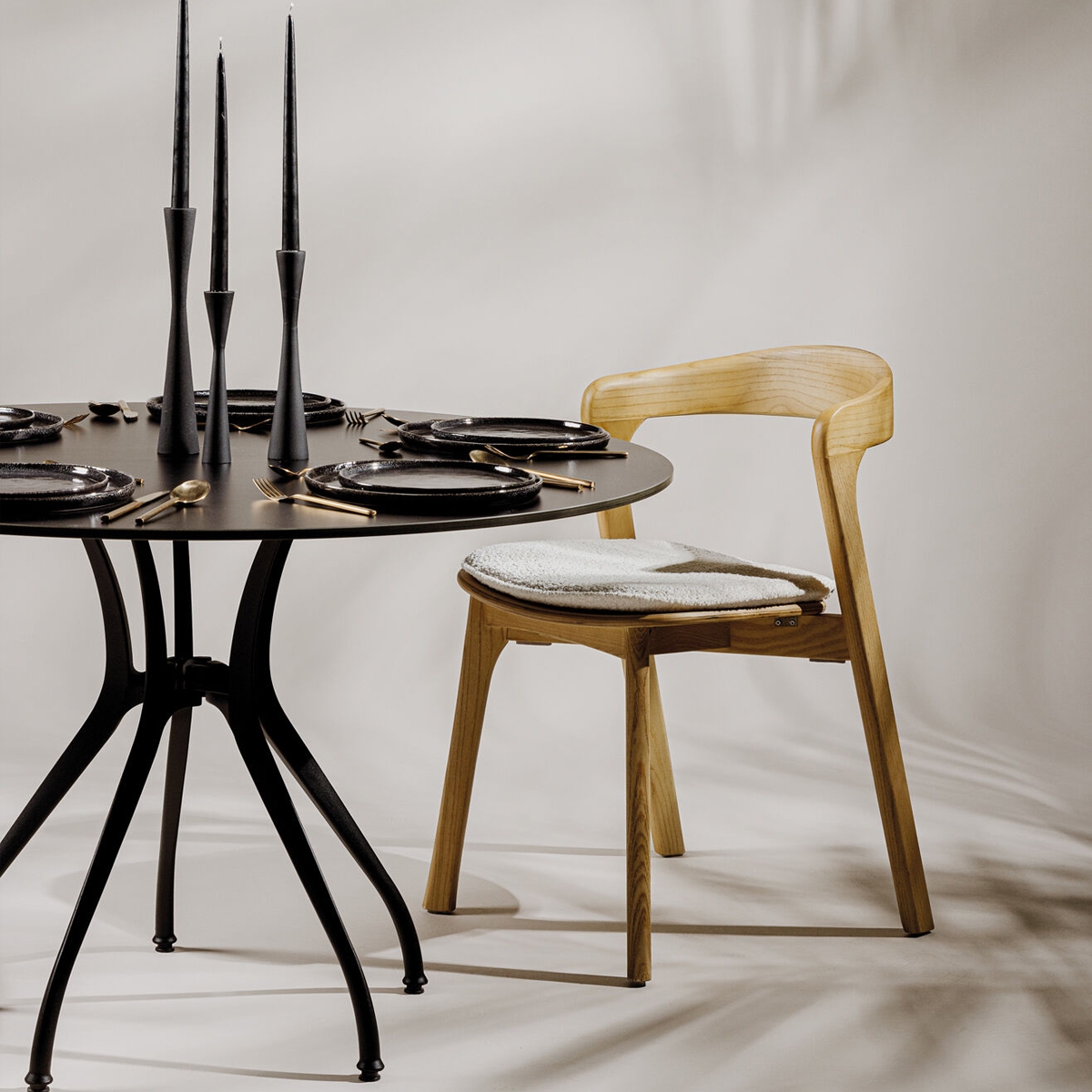 Oak Tray Chair