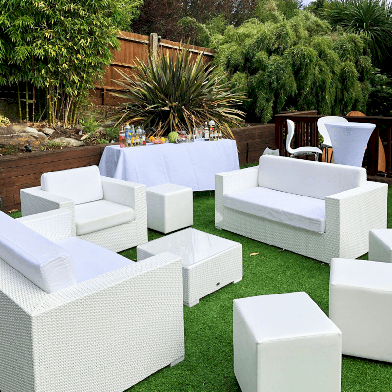 Silver White Party Package