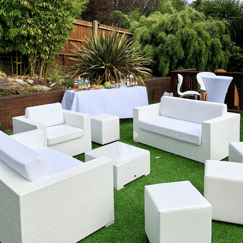 Silver White Party Package