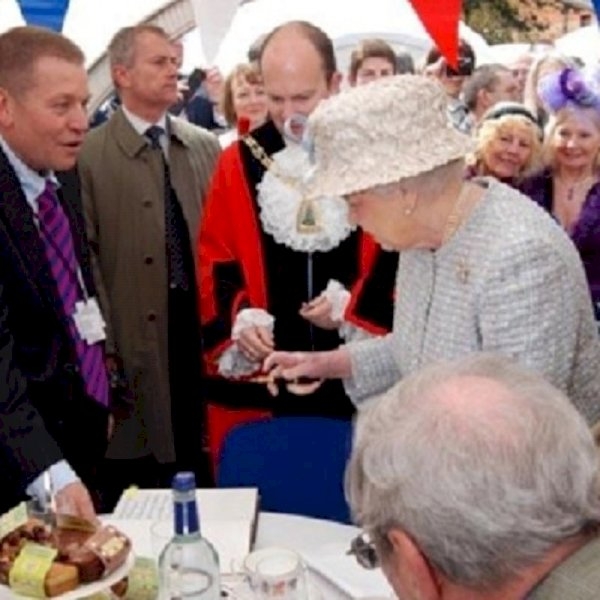 Her Majesty The Queen samples our chairs Her Majesty The Queen samples our chairs