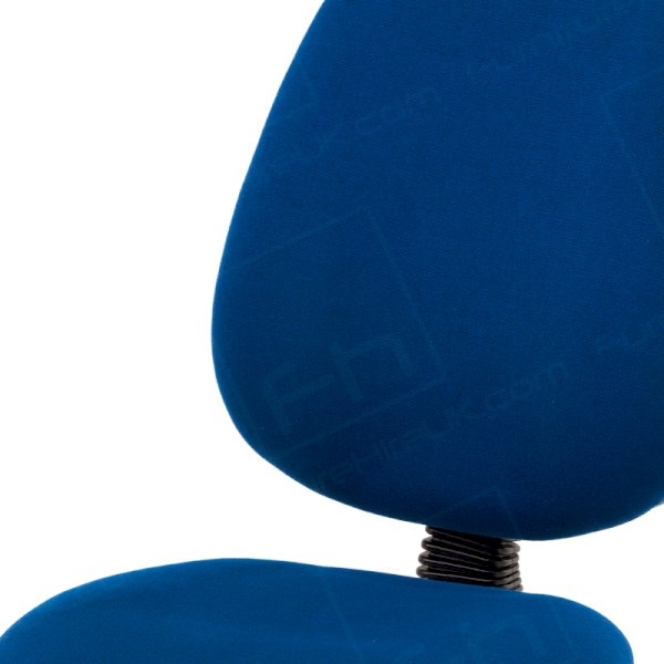 Blue or black operators chair without arms Blue or black operators chair without arms