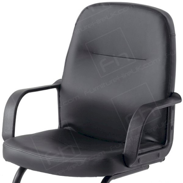 Leather Look with our Cantilever Chair  Leather Look with our Cantilever Chair