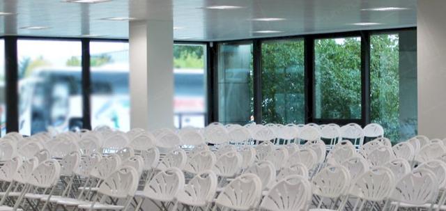 Careers Day Event https://mill-media.s3.eu-west-2.amazonaws.com/furniture-hire-uk/article_additional/bracknell-forest-council2/bracknell-forest-council2-740x350.jpg - White finish of our chairs adding a light & modern look.