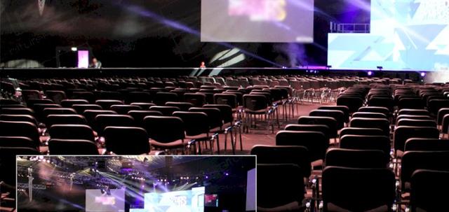 Catwalk Shows https://mill-media.s3.eu-west-2.amazonaws.com/furniture-hire-uk/article_additional/chair-hire-and-catwalk-shows9/chair-hire-and-catwalk-shows9-740x350.jpg - Black conference chairs blend into the venue.