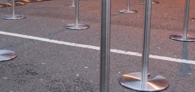Football and Stretch Barrier Hire https://mill-media.s3.eu-west-2.amazonaws.com/furniture-hire-uk/article_additional/football-and-stretch-barrier-hire7/football-and-stretch-barrier-hire7-740x350.jpg - Barriers arranged in parallel style to maximise space.