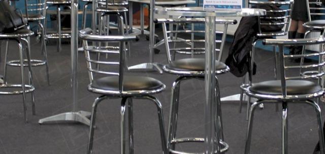 Learning Network https://mill-media.s3.eu-west-2.amazonaws.com/furniture-hire-uk/article_additional/hackney-learning12/hackney-learning12-740x350.jpg - Chrome poseurs & medium back stools for networking event.