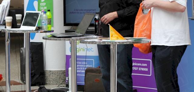 Roadshow https://mill-media.s3.eu-west-2.amazonaws.com/furniture-hire-uk/article_additional/strike-a-pose-roadshow4/strike-a-pose-roadshow4-740x350.jpg - Poseur tables for displays & lunch!