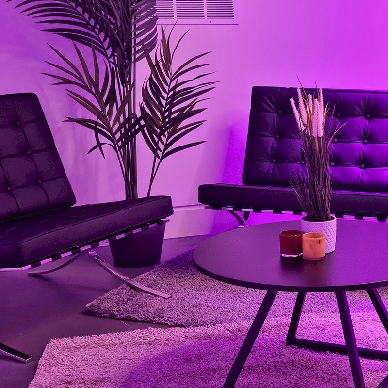 Black Barcelona Style Chair