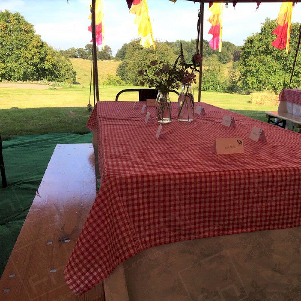 Our beer benches can be hired separately or as a set with a table! Perfect for outdoor events.