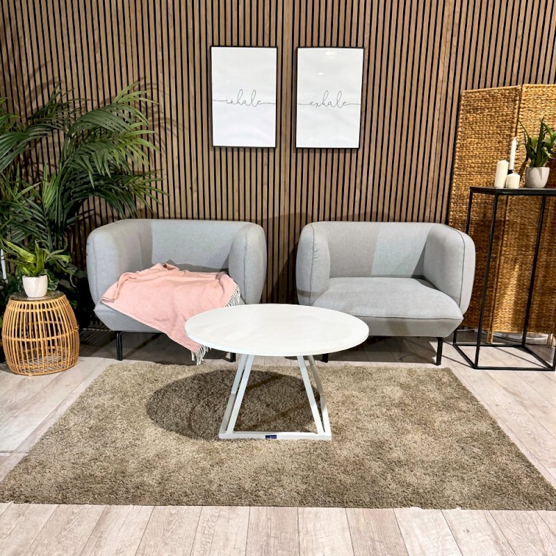 Box Frame High Table Black 460 x 460 x 1020h