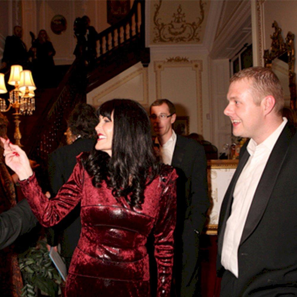 Hilary Devey & our CEO getting acquainted.