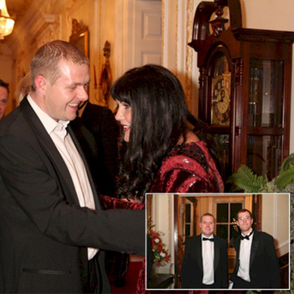 Our CEO chatting with Hilary Devey.