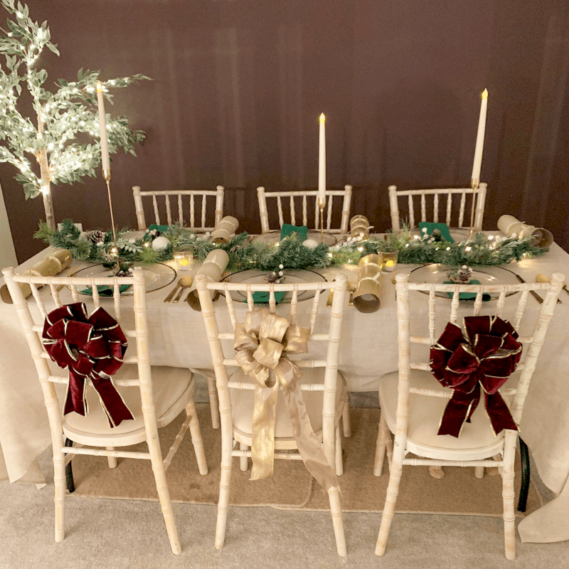 70 x 144 inch White Tablecloth