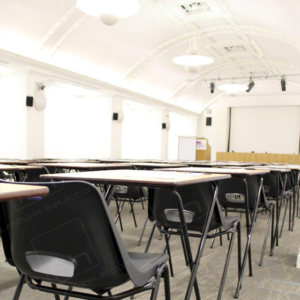 Polyprop chairs are lightweight and comfortable for long periods of time. Upgrade to Stacking Chairs for a softer seat.