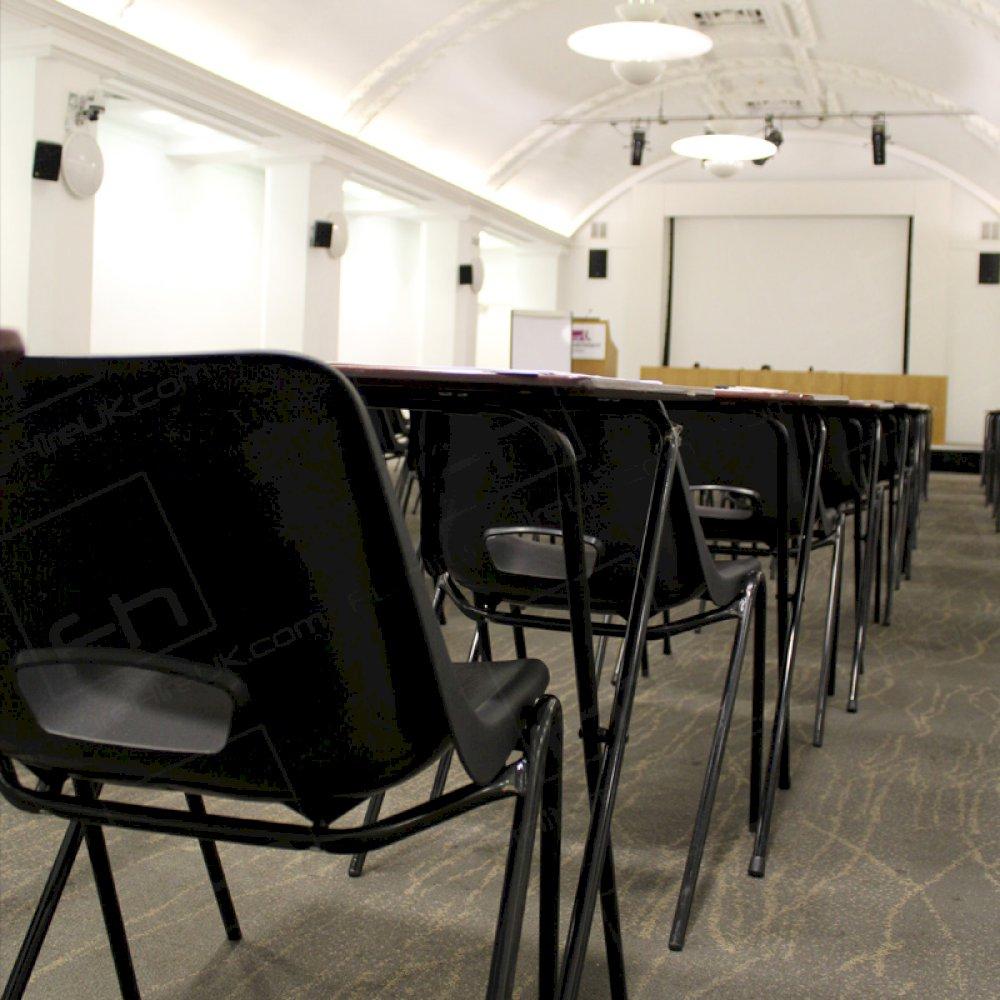 Our polyprop chairs are available in the thousands. Easy to move and stack 10 high when not in use.