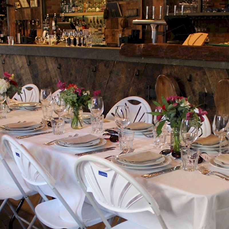 70 x 144 inch White Tablecloth