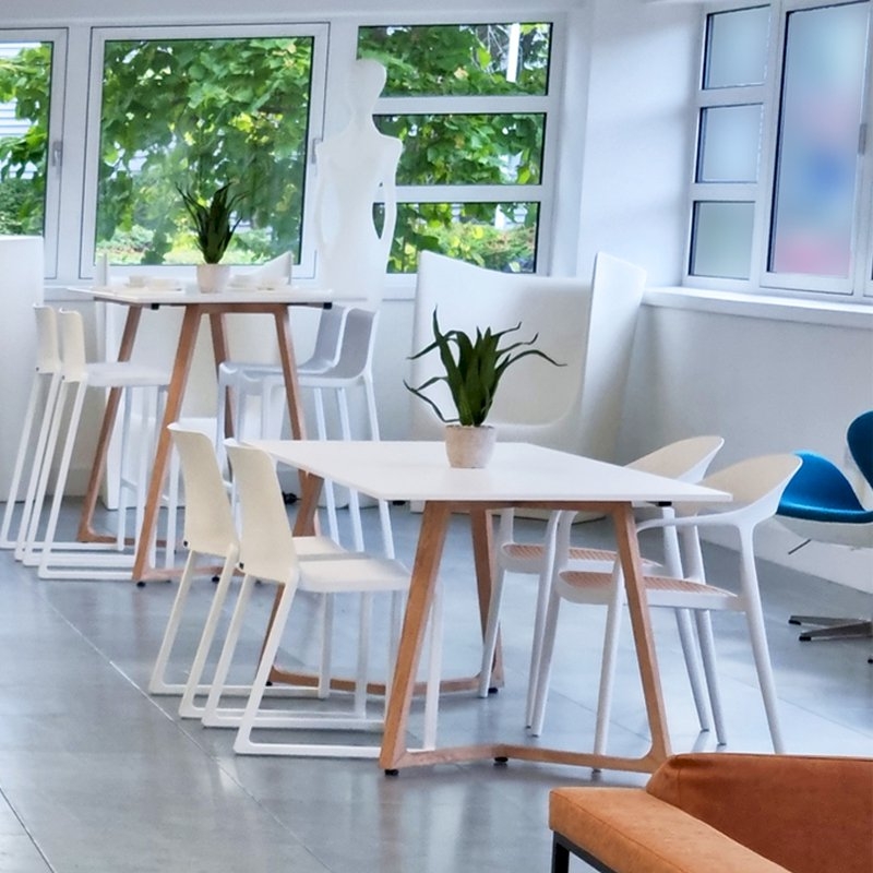 Kansas Linking Bar Stool - White