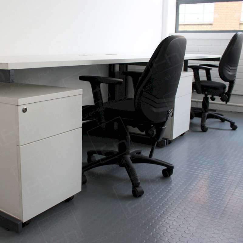 3 Drawer Metal Pedestal