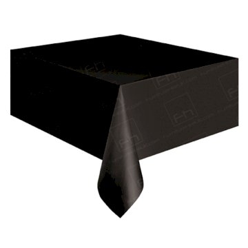 70 x 108 inch Black Tablecloth 70 x 108 inch Black Tablecloth