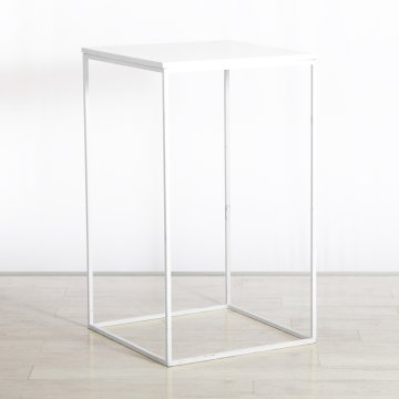 Box Frame High Table White 600 x 600 x 1020h Box Frame High Table White 600 x 600 x 1020h