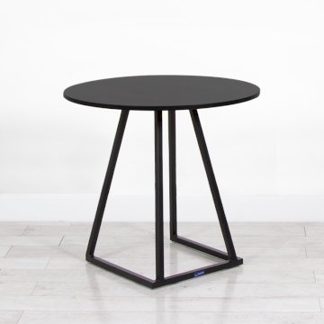 Dallas Round Bistro Table - Black Dallas Round Bistro Table - Black