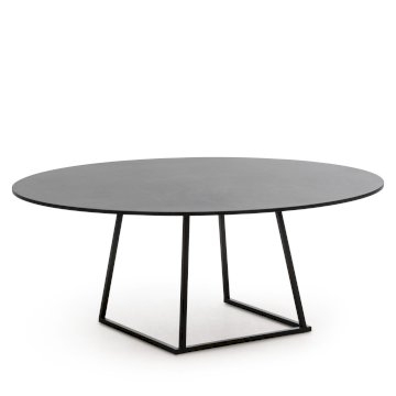 Dallas Round XXL Bistro Table - Black Dallas Round XXL Bistro Table - Black