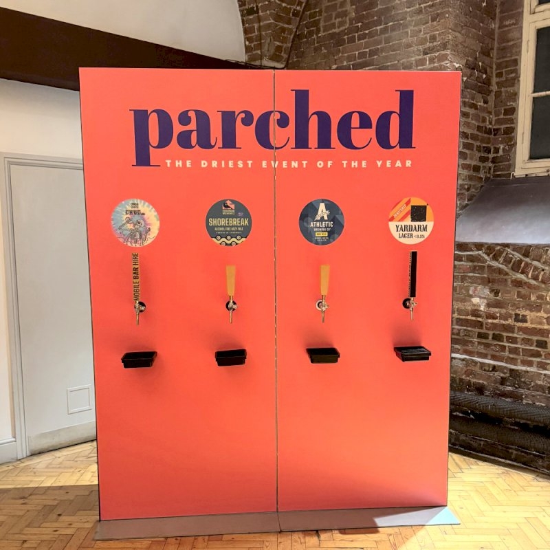 2m Branded Drinks Wall