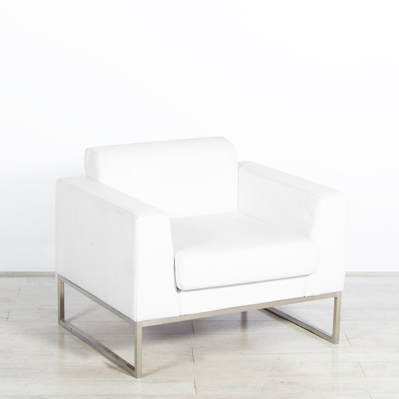 Lay Armchair - White