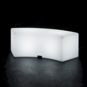 LED Colour-Changing Curved Bench LED Colour-Changing Curved Bench