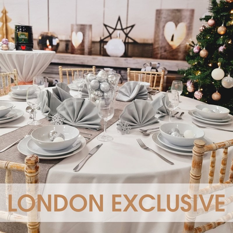 LONDON - Round Xmas Package for 8 - Chiavari ALL IN PRICE