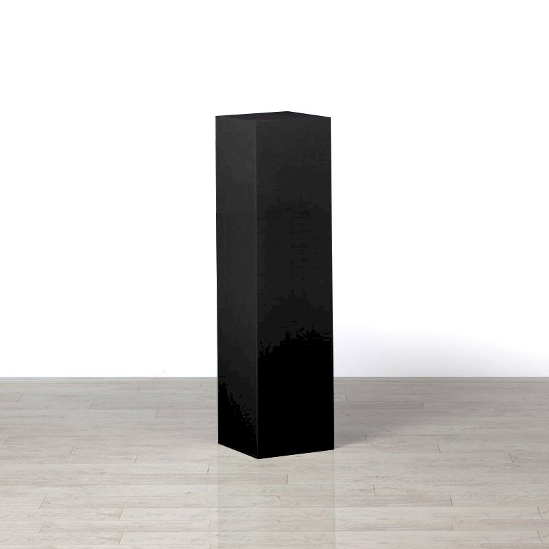 Plinth 400x400x1200h - Black
