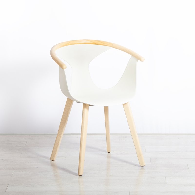 White Roka Chair