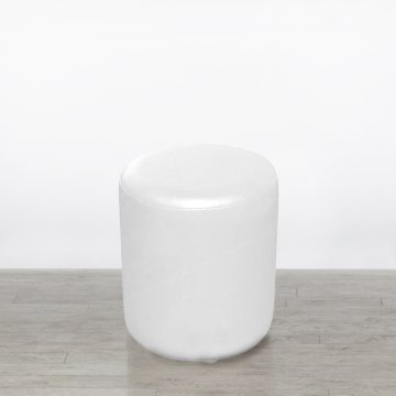 White Drum Stool White Drum Stool